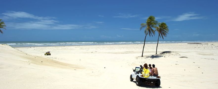 Buggy en arrivant à Jericoacoara nordeste