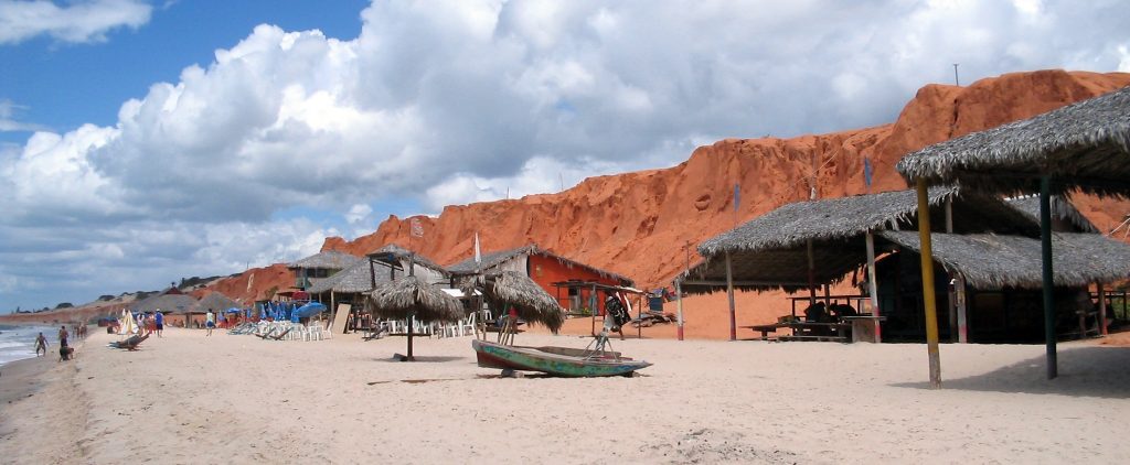 falaises plage Canoa Quebrada