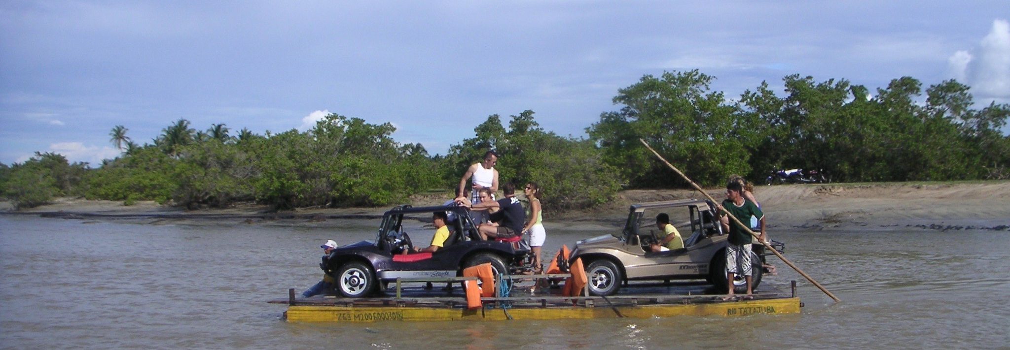 Nordeste buggy sur barge