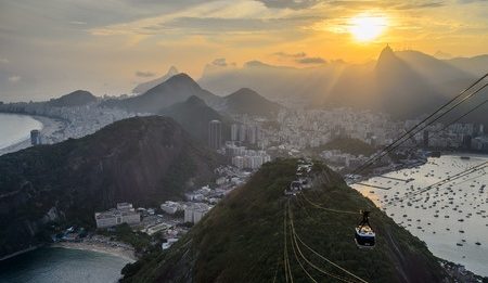 Rio de Janeiro coucher de soleil
