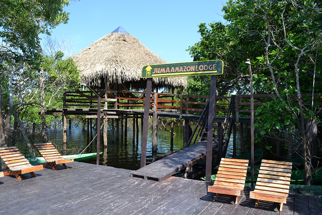 terrasse Juma lodge Amazonie