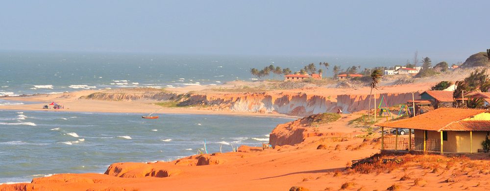 Canoa Quebrada les falaises & la baie