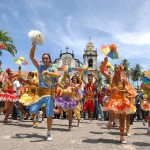 danseurs de frevo  Olinda Pernambuco Bresil