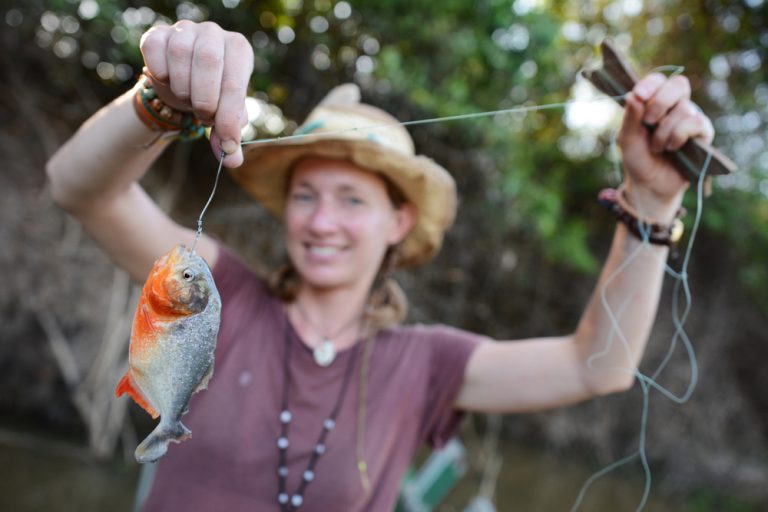 Amazonie Pêche aux piranhas