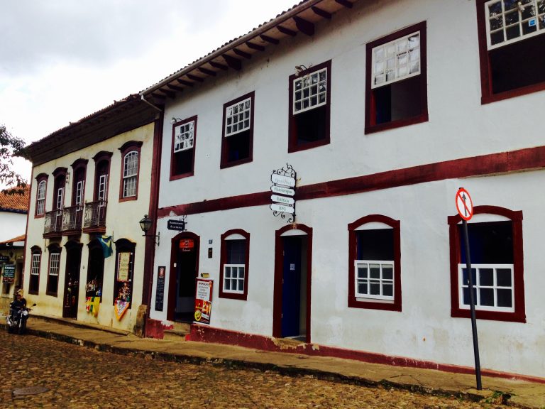 rue commerçante Ouro Preto Minas Gerais