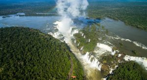 vue avion chutes iguaçu