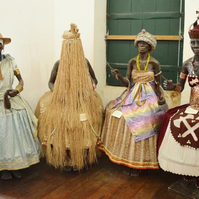 4 orixas au musée de Salvador