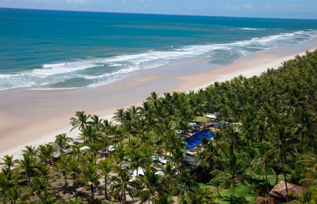 vue aérienne Txai Itacare Bahia