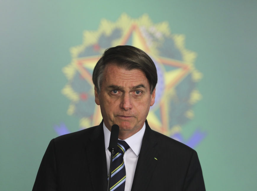 Portrait de Jair Bolsonaro.