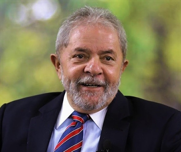Portrait de l'ancien président de la République du Brésil - Lula da Silva.