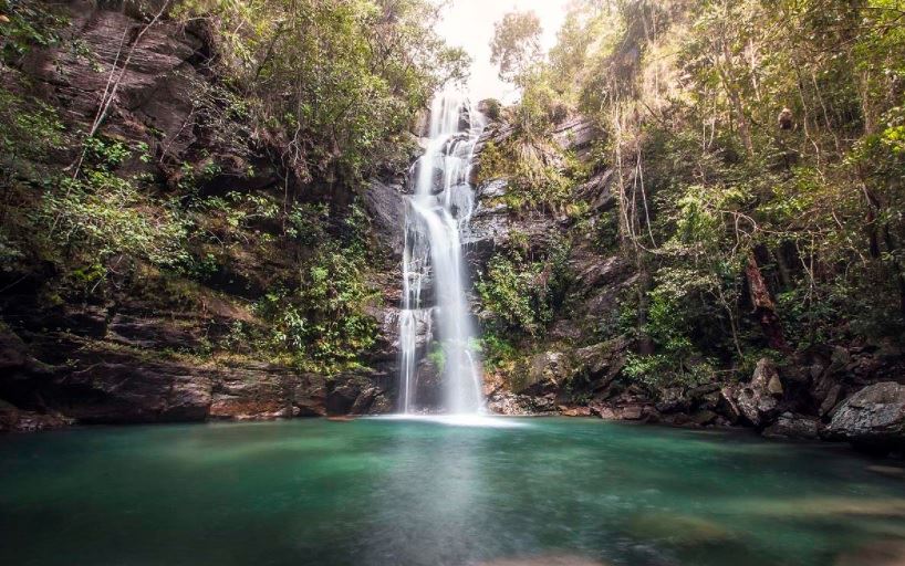 Les chutes à la Chapada dos Veadeiros
