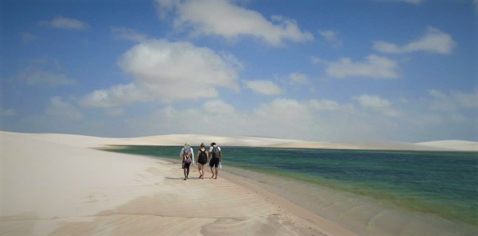 Trekking dans le parc des lençois maranhenses.