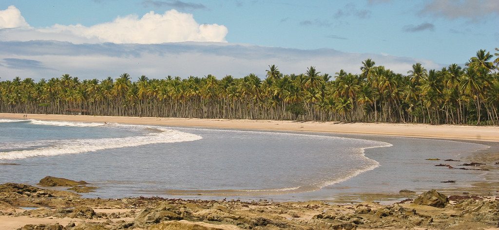 Plage à l'Île de Boipeba.