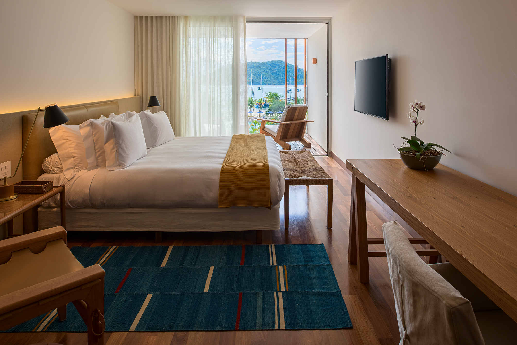 Chambre avec vue sur mer au Fasano