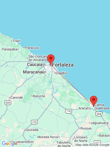Itinéraire Canoa Quebrada