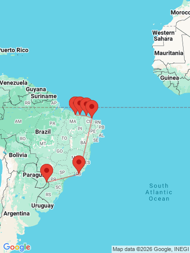 Itinéraire Circuit Iguaçu Rio de Janeiro & Nordeste